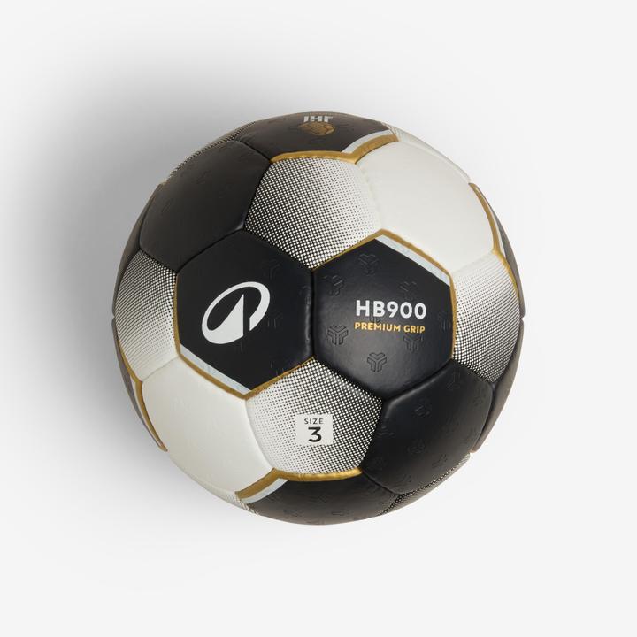 Kipsta Handball Grösse 3 - H900 weiss/schwarz (3)