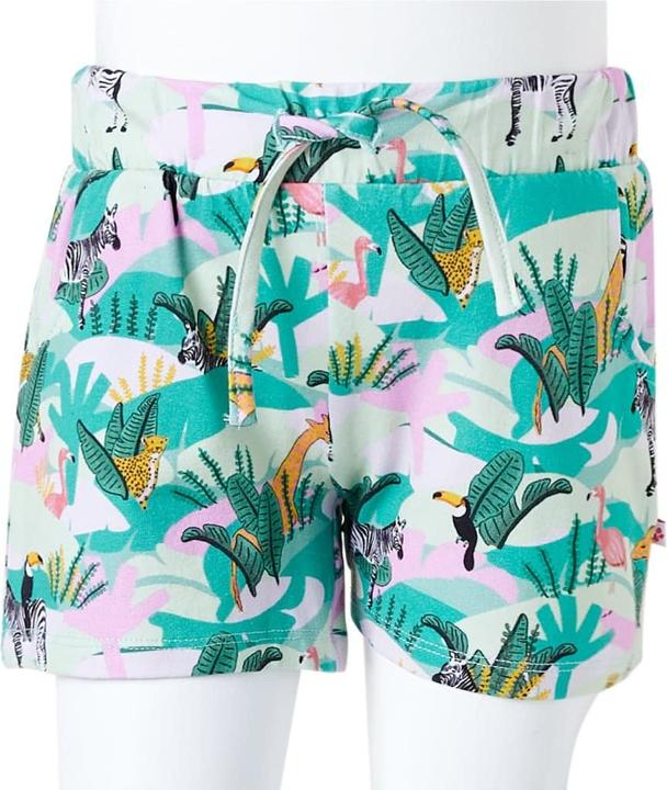 Immagine prodotto VidaXL Pantaloncini da bambino con coulisse Verde menta chiaro 92.Materiale (92)