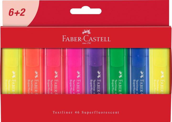 Produktbild Faber-Castell Leuchtmarker Textliner 1546 (Mehrfarbig, 5 mm, 8 x)
