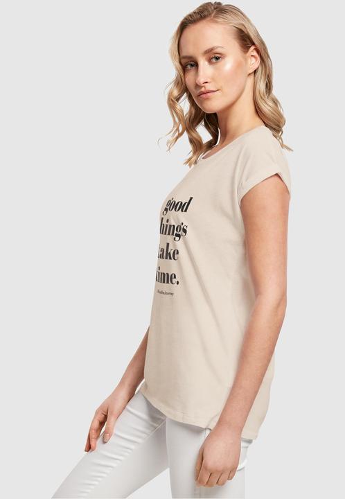 Immagine prodotto Merchcode Maglietta da donna "Le cose belle richiedono tempo" - 117487 (3XL)