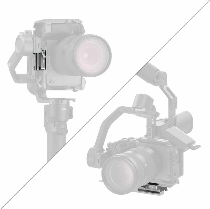 Actual product image SmallRig HawkLock H38 Arca-Swiss Quick Release Plate for DJI Stabilisers 4639 (Gimbal mounting plate)