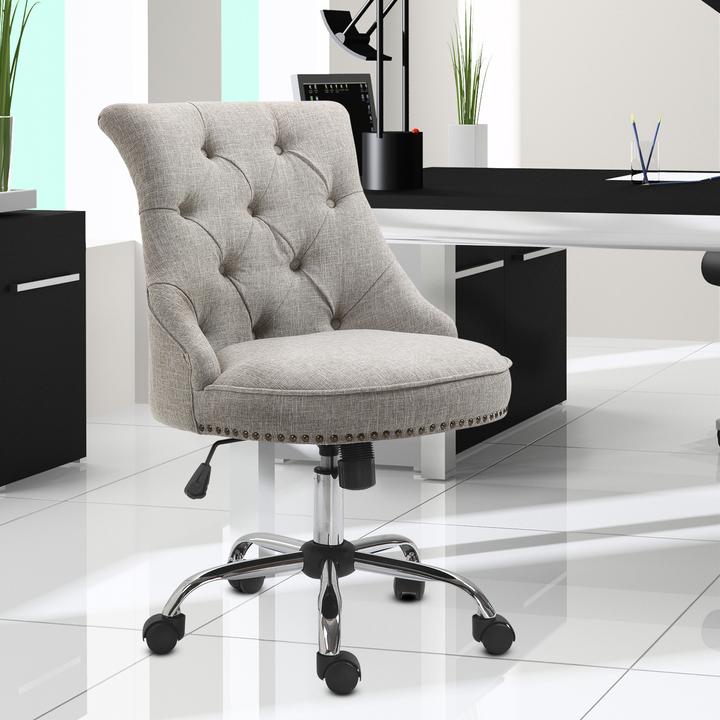 Produktbild Homcom Polsterstuhl mit Chesterfield-Lehne