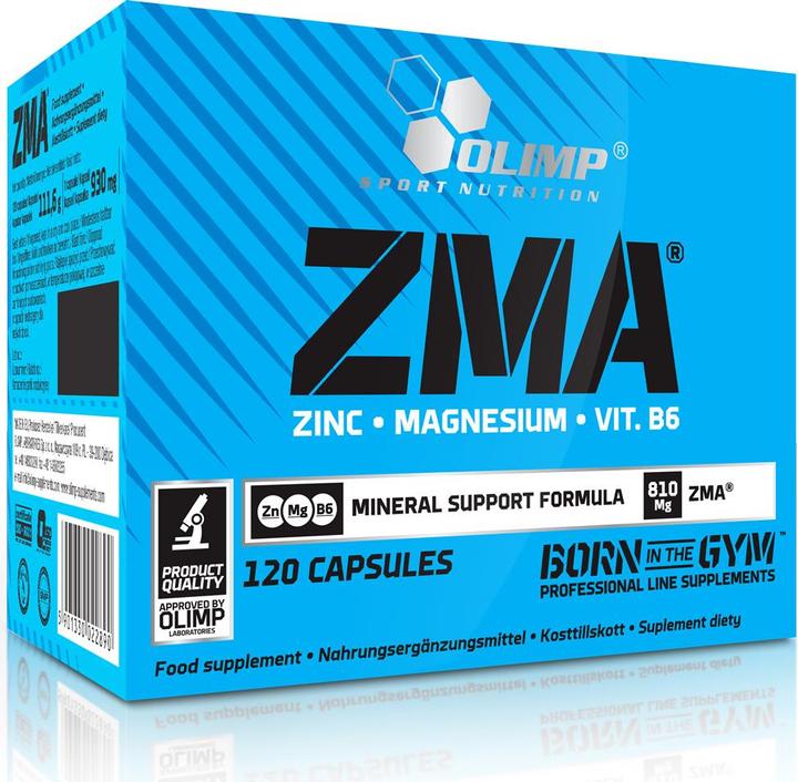 Produktbild Olimp Sport Nutrition ZMA (T-Activation) 120 Caps (120 Stück, Kapseln, 111.60 g)
