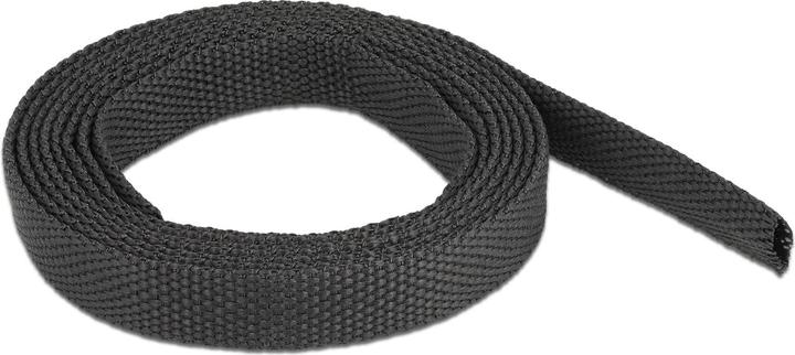Delock Gewebeschrumpfschlauch 2 m x 6 mm Schrumpfungsrate 2:1 schwarz (1 x)