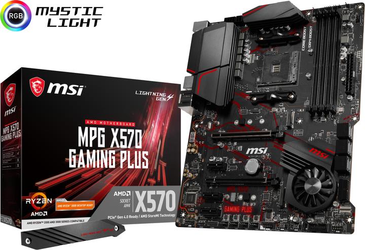 Actual product image MSI MPG X570 Gaming Plus (AM4, AMD X570, ATX)