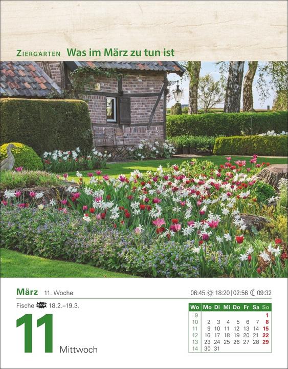 Produktbild Harenberg Mein Garten Tagesabreisskalender 2026 - Praktische Tipps für 2026 (Deutsch)
