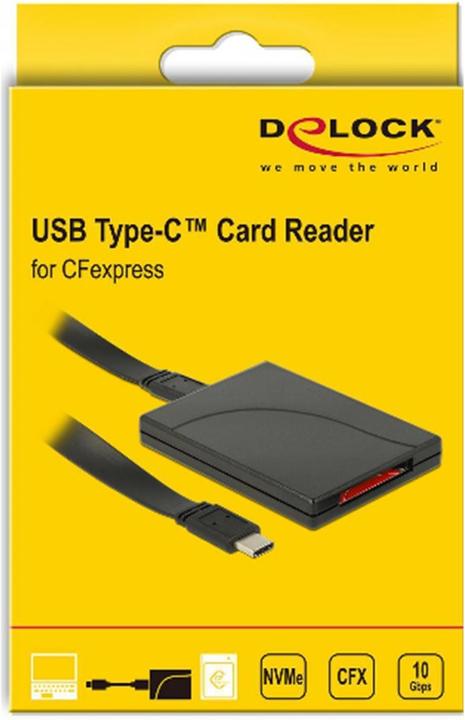 Actual product image Delock USB 3.0 Card Reader CFX (USB-C)
