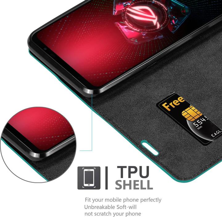 Image du produit Cadorabo Book Invis. Étui magnétique (Asus ROG Phone 5)