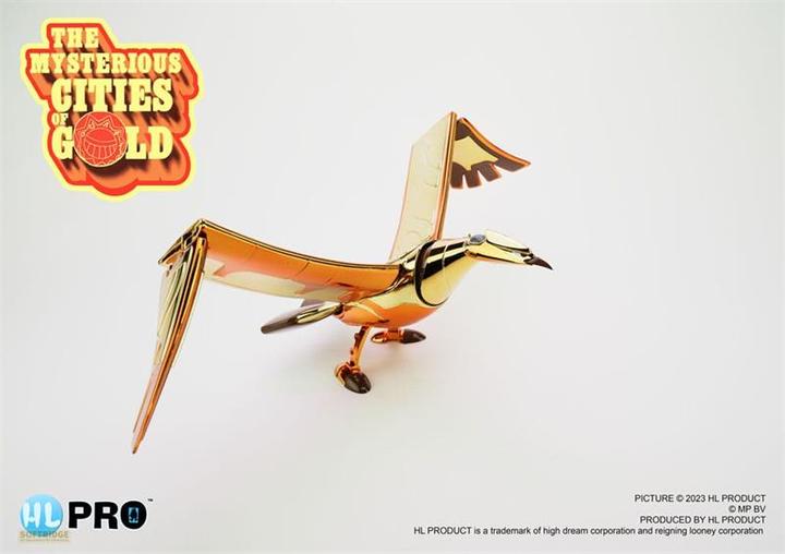 Image du produit HL Pro Les Mystérieuses Cités d'Or Figurine Diecast Metaltech 07S Le condor doré 17 cm