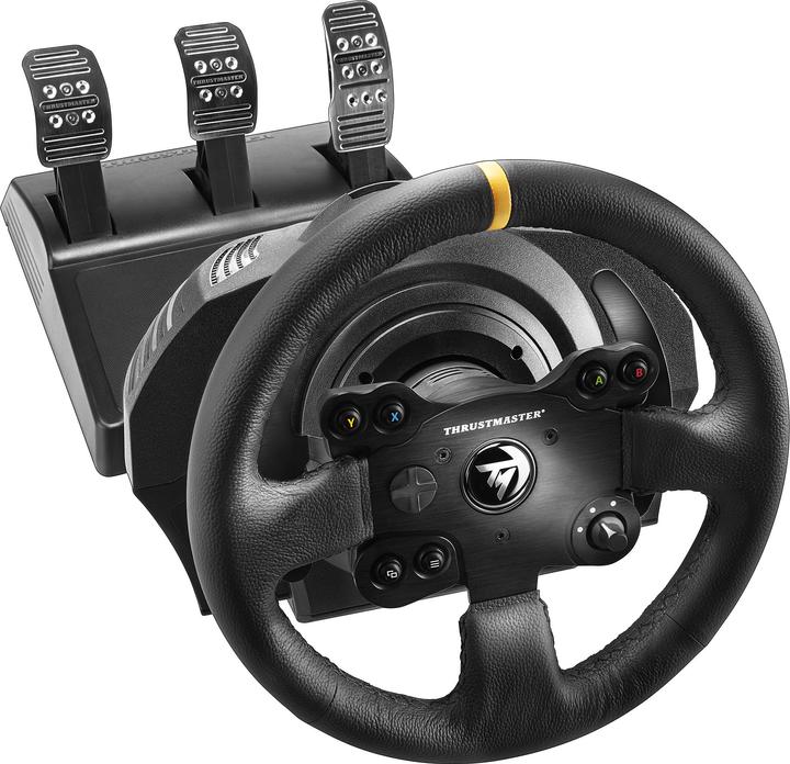 Actual product image Thrustmaster TX Racing Wheel Leather Edition (PC, Xbox One X, Xbox Series X, Xbox One S, Xbox Series S)
