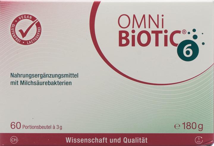 Image du produit Omni Biotic Complément alimentaire avec des bactéries lactiques (60 pièce(s), Poudre, 3 g)