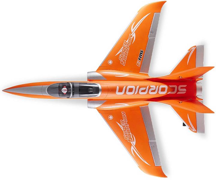 Produktbild FMS Super Scorpion V2 EDF 90 orange - 114cm 8S (Jet)