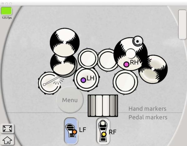 Produktbild Aerodrums Schlagzeug E-Drum mit Kopfhörer (E-Drum)