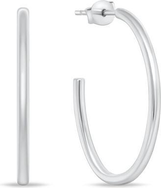 Brilio Silver - Timeless Silver Hoop Earrings EA879W