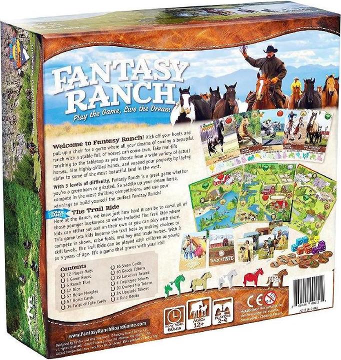 Actual product image Spielefaible SPF32068 - Fantasy Ranch: A horse farm game - Board game, 2-4 players, 12 Years (DE Edition) (German)