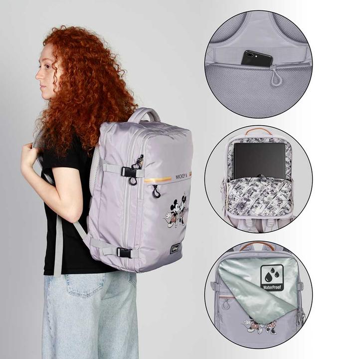 Actual product image Karactermania Large Mercury Travel Backpack 47x23x33cm Face
