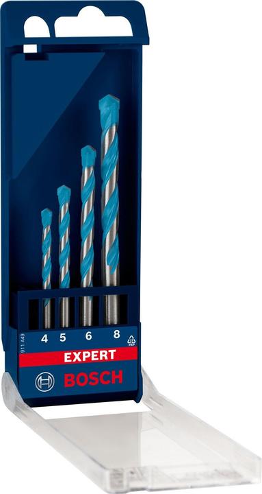 Produktbild Bosch Professional Zubehör EXPERT MultiConstruction CYL-9 Bohrer-Set, 4/5/6/8 mm, 4-tlg. (8 mm, 4 mm, 6 mm, 5 mm)