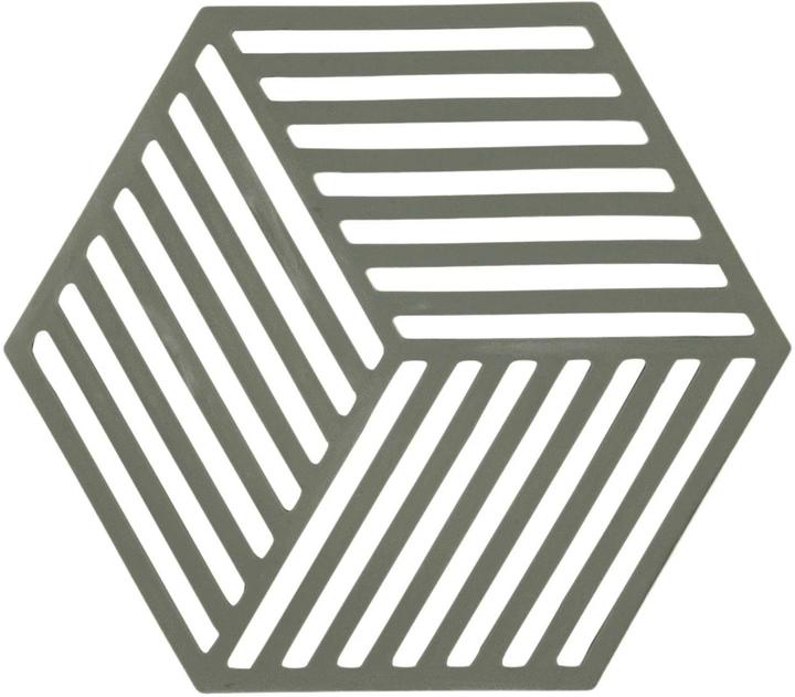 Actual product image Zone Denmark Hexagon trivet olive green (1 x, Pan coaster)