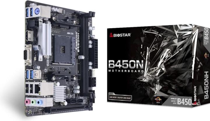 Actual product image Biostar B450NH (AM4, AMD B450, Mini-ITX)
