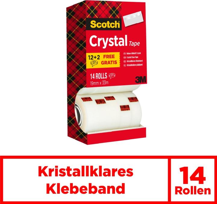Produktbild Scotch Crystal Klebeband Vorteilspack (19 mm)