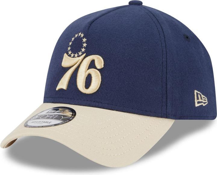 Produktbild New Era A-Frame 9Forty Cap MOLESKIN Philadelphia 76ers navy (One Size)