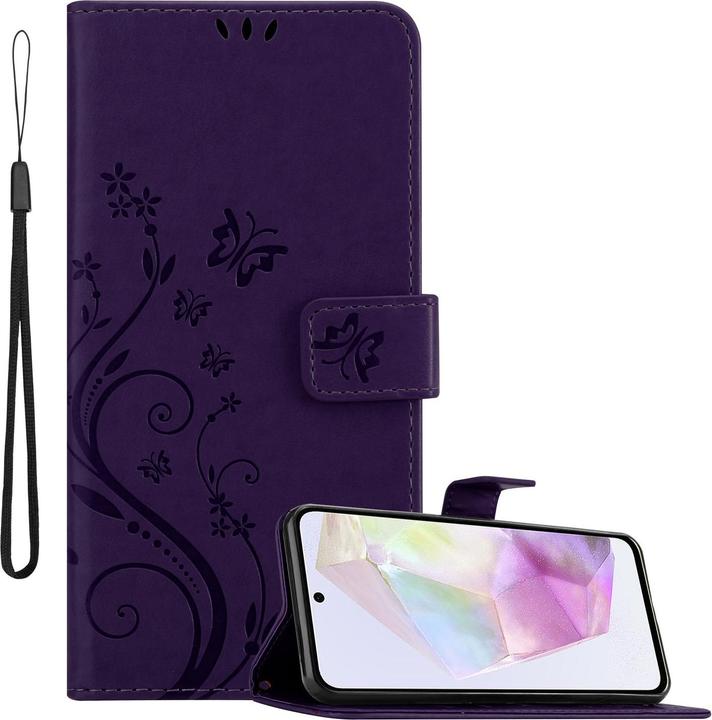 Floral dark purple