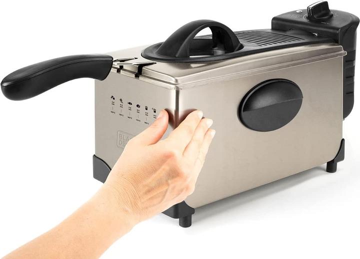 Actual product image Black & Decker Oil Fryer Black+Decker BXAFO1200E (2100W)