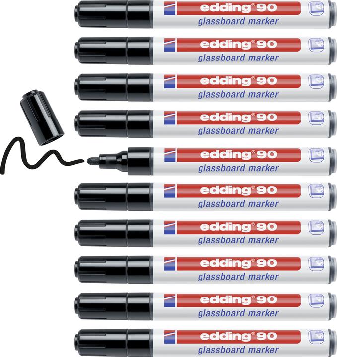 Actual product image Edding 90 (Black, 3 mm, 1 x)