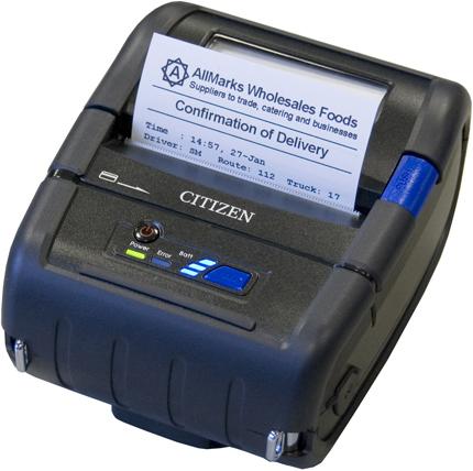 Produktbild Citizen CMP-30IIL 203 x 203 DPI Verkabelt & Kabellos Thermodruck Mobiler Drucker (WLAN, USB 2.0)
