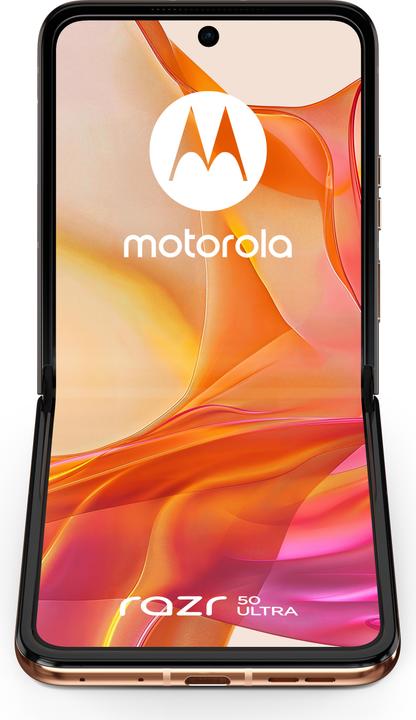Productafbeelding Motorola RAZR 50 Ultra 12/512 GB Perzik Fuzz (512 GB, Perzikpluis, 6.90", SIM + eSIM, 50 Mpx, 5G)