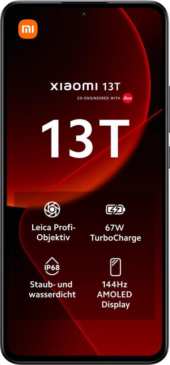 Actual product image Xiaomi 13T (256 GB, Black, 6.67", Dual SIM, 50 Mpx, 5G)