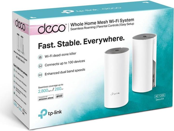 Produktbild TP-Link Deco E4 WLAN Mesh 2er Set (AC1200)