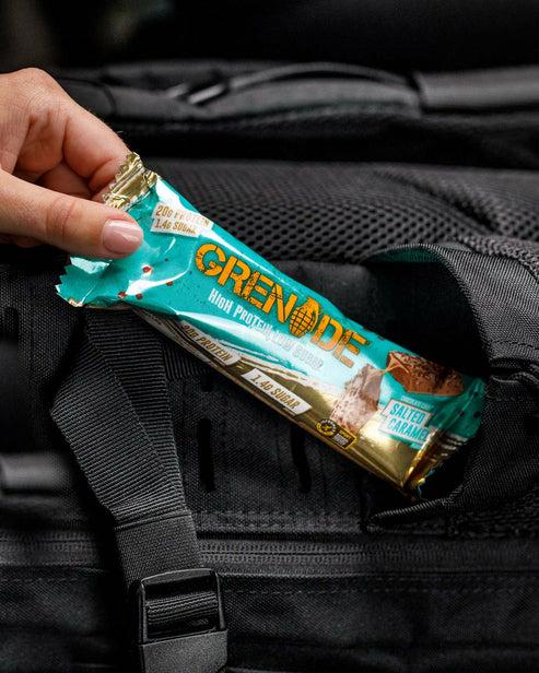 Actual product image Grenade Carb Killa Chocolate Chip Salted Caramel Protein Bar (12x60g) (Caramel, Nougat, Chocolate, 12 pcs., 810 g)