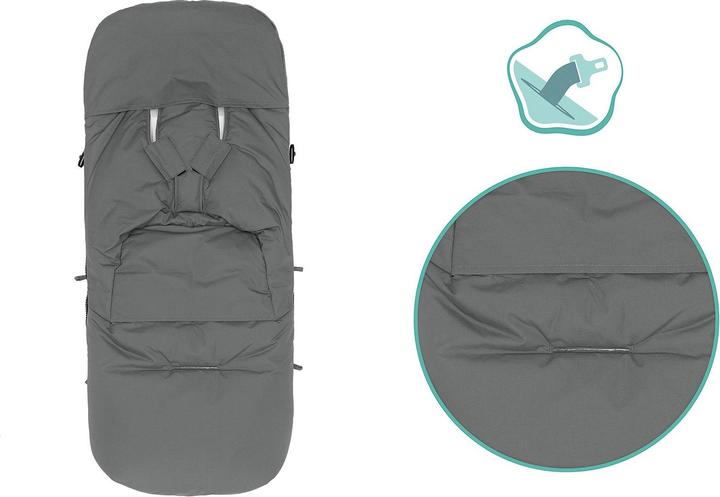 Actual product image Babyworld Kinley winter footmuff
