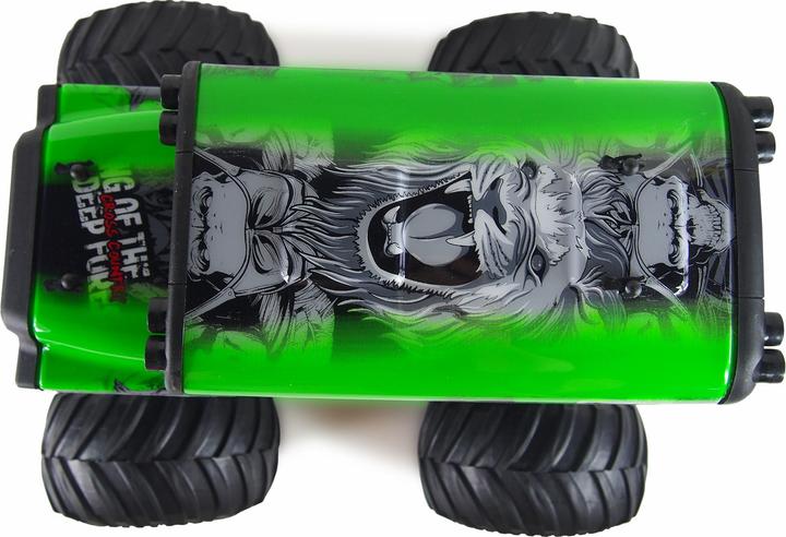 Produktbild Amewi Crazy Schoolbus Elektro Brushed Monster Truck 2WD 1:16 RTR grün