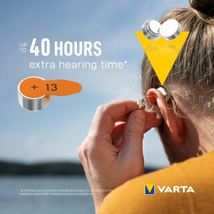 Produktbild Varta Hörgerätebatterie 13 8 Stück (8 Stk., 13, 310 mAh)