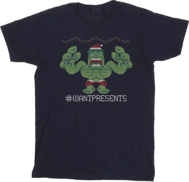 Avengers Hulk Cross Stitch TShirt (3XL)