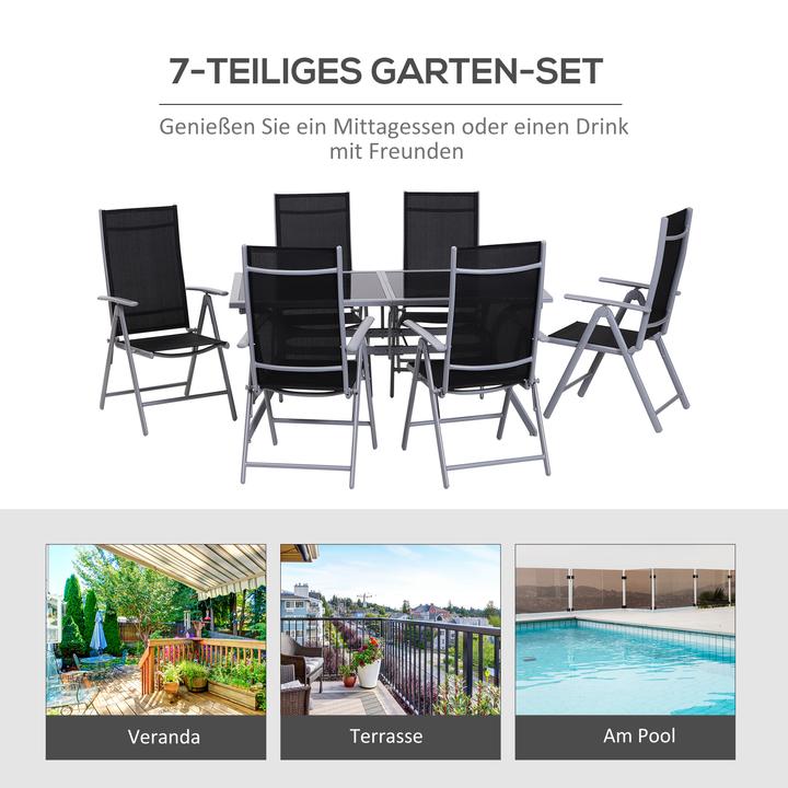 Produktbild Outsunny Sitzgarnitur Gartengarnitur Gartenmöbel (230 cm)