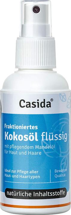 Actual product image Casida Coconut oil liquid skin and hair, 100 ml OEL (Body oil, 100 ml)
