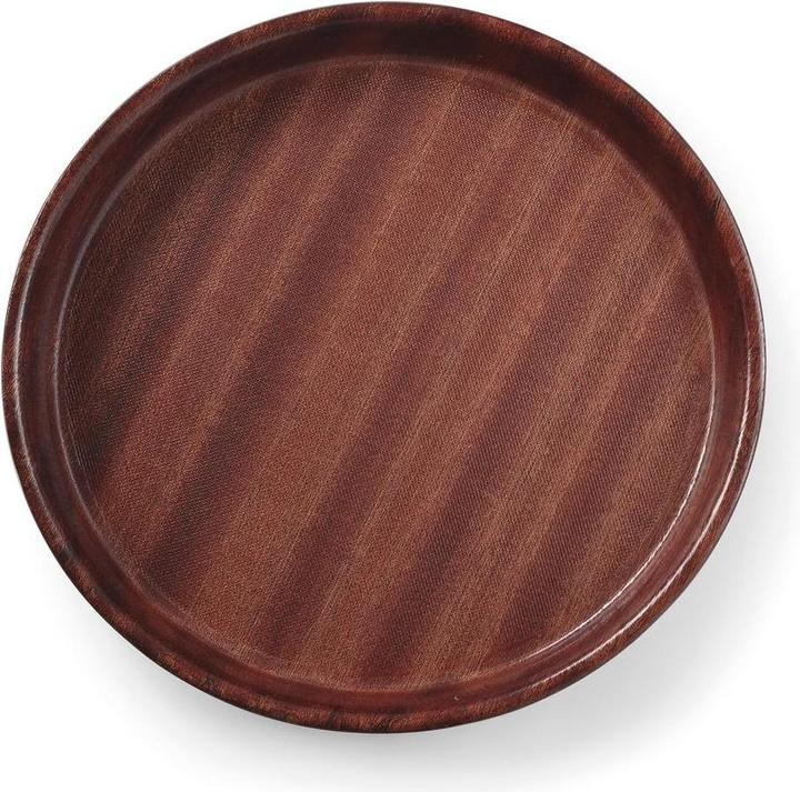 Produktbild Hendi Serviertablett "Woodform" rund, hoher Rand
