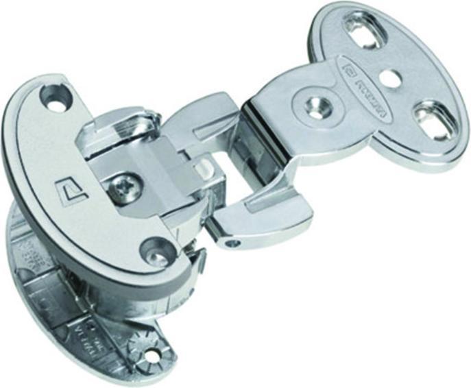Prämeta Einachs-Zwillingstopfbänder SERIE 2600 CLIP, Türauflage 6.5 mm