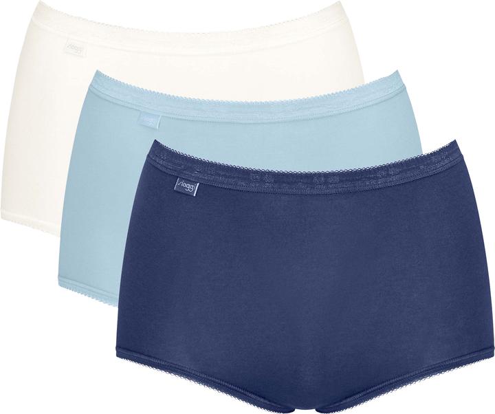 Produktbild Sloggi Unterhose BASIC+ MAXI Damen-Slip 3er Pack (40, 3er Pack)