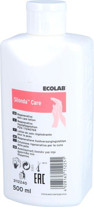 Actual product image Ecolab Silonda Care, 500 ml LOT (Body lotion, 500 ml)