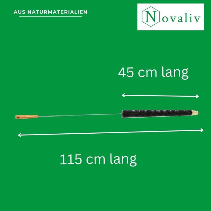 Produktbild Novaliv 2X Heizkörperbürste Rippenheizkörper Heizungsbürste Heizkörper Reinigungsbürste 115x45x3,5cm (2 Stk.)