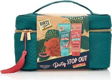 Dirty Works Body Care Gift Set in Cosmetic Bag 3 pcs