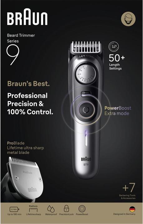 Actual product image Braun Serie 9 BT9520