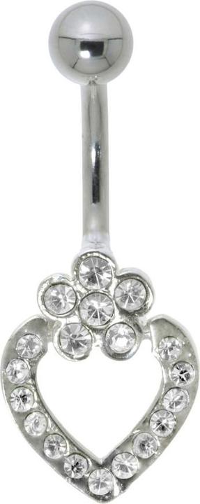 Bijouteria Bauchpiercing (Edelstahl, Silber 925, Kristall)