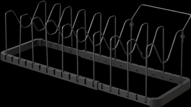 Produktbild Yamazaki Ausziehbarer Topf- & Pfannen-Organizer TOWER (Kunststoff, Metall)