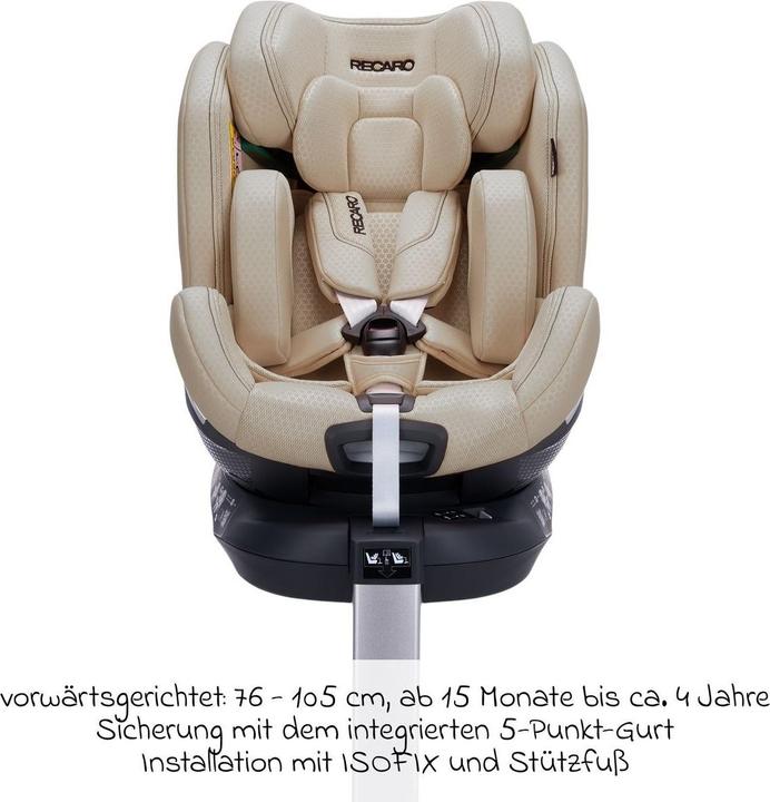 Actual product image Avova Recaro Xenon 1 Reboard Kindersitz (0-7 Jahre) (Reboarder, ECE R129/i-Size Standard)