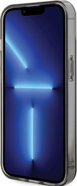 Actual product image Lacoste LCHMP15SULOK iPhone 15 6.1" czarny/black hardcase Transparent MagSafe (Apple iPhone 15)